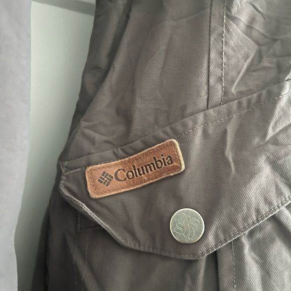 COLUMBIA Women's Grey Long Line Sherpa Hood Outdoor Parka Jacket Coat Small - Picture 6 of 7